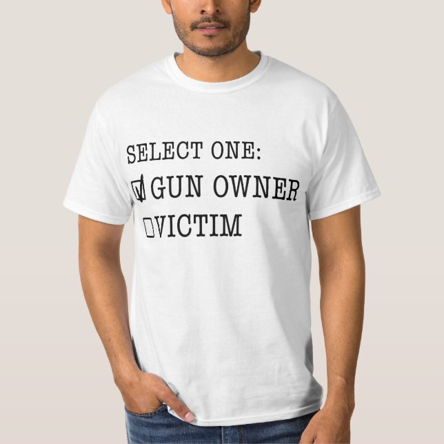 Vapenägare eller offer tee shirt (Framsida)