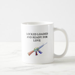 vapenälskare skämt kaffemugg