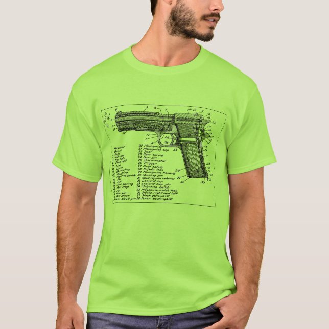 Vapendiagram T-shirt (Framsida)