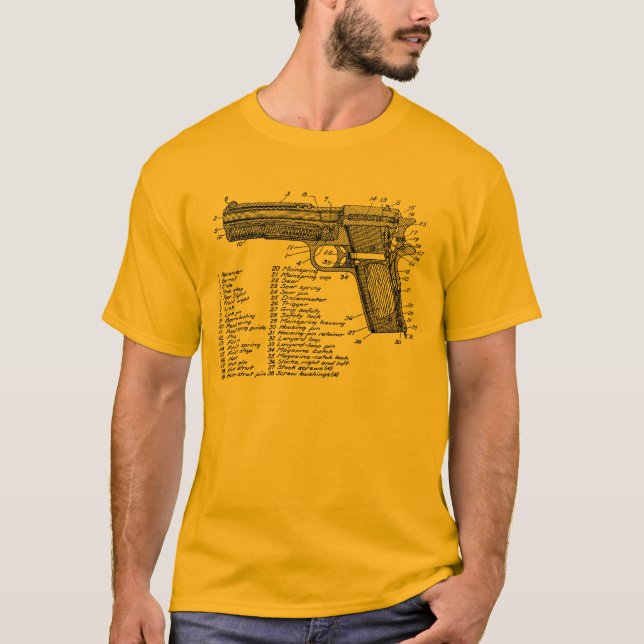 Vapendiagram V2 Tee (Framsida)