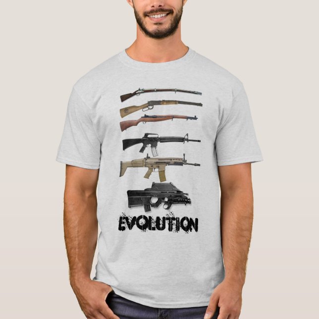 Vapenevolution Tee Shirt (Framsida)