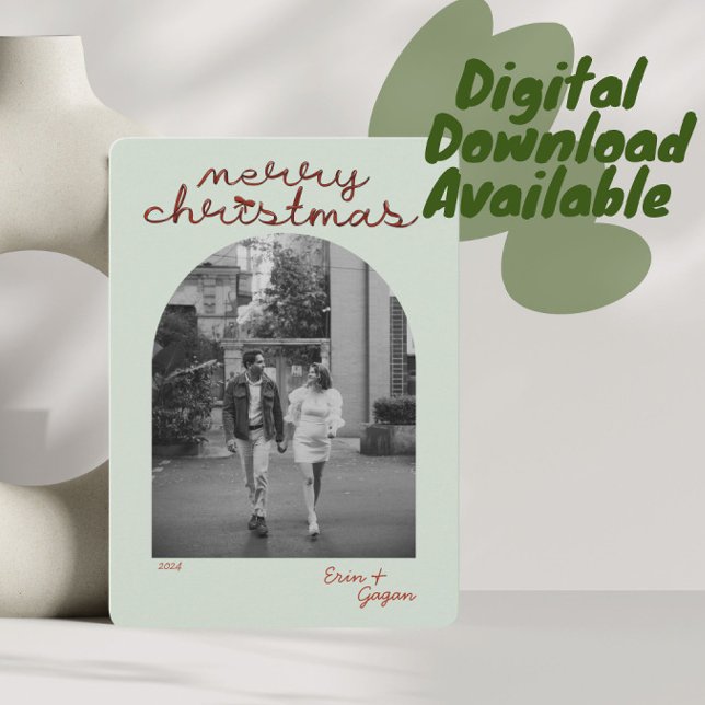 Vapenfoto - rött god jul-kort inbjudningar (Skapare uppladdad)