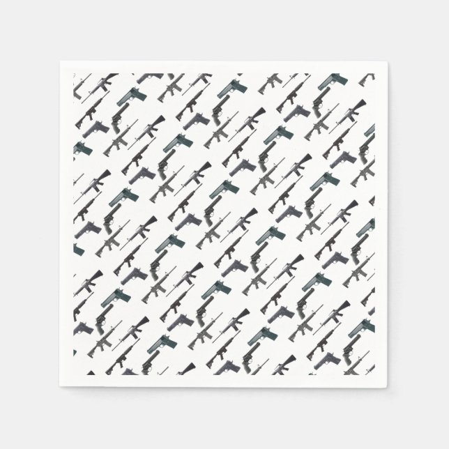 Vapenkollage Pappersservett (Framsidan)