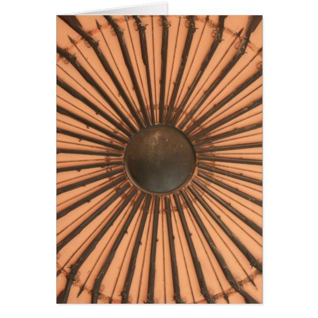 vapenrund hälsningskort (Framsidan)