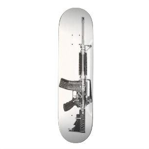 Vapenskjutvapen enorma verkliga X-ray för geväre Mini Skateboard Bräda 18,5 Cm