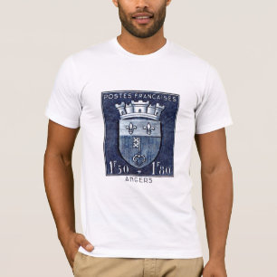 Vapensköld Angers frankrike T Shirt