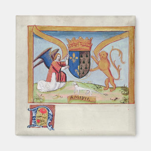 Vapensköld av Anne av Brittany 1515 Magnet