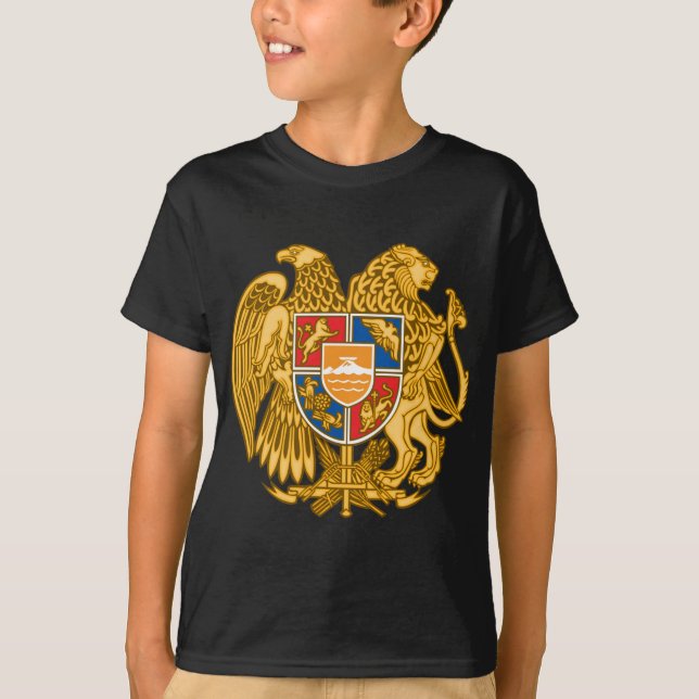 Vapensköld av Armenien - armenisk Emblem Tee (Framsida)