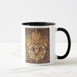 Vapensköld av Charles V av det 23rd kapitlet Mugg
