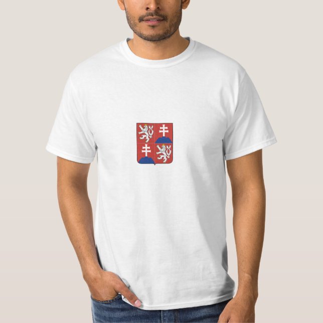 Vapensköld av Czechoslovakia T-shirt (Framsida)