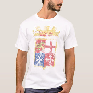Vapensköld av den italienska skjortan för marin t shirt
