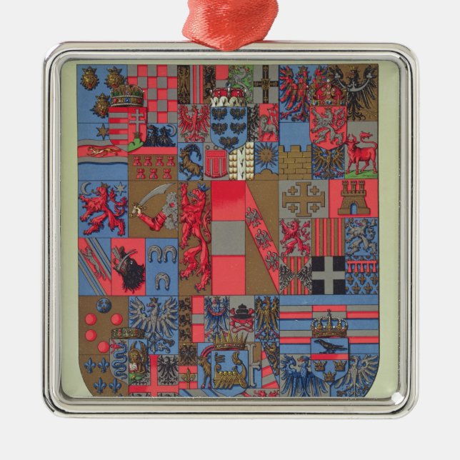Vapensköld av detUngrare väldet Julgransprydnad Metall (Framsidan)