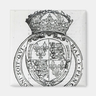 Vapensköld av drottningen Elizabeth mig Magnet