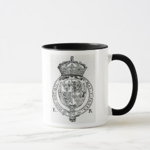 Vapensköld av drottningen Elizabeth mig Mugg