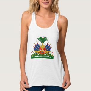 Vapensköld av Haiti Linne Med Racerback
