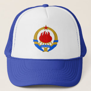 Vapensköld av Jugoslavien (1945-1992) Truckerkeps