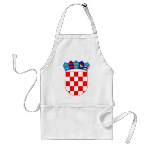 Vapensköld av Kroatien, kroatisk Emblem, Hrvatska Förkläde