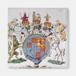 Vapensköld av kungen James mig av England Magnet