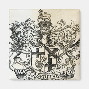 Vapensköld av Oliver Cromwell Magnet