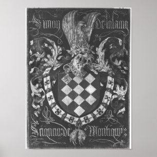 Vapensköld av Simon de Lalaing Poster