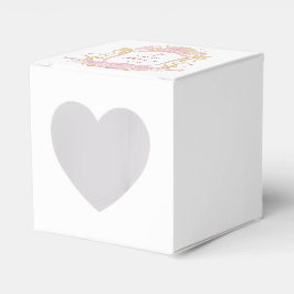 Vapensköld av vattenfärgad Ro Baptism Heart Presentaskar