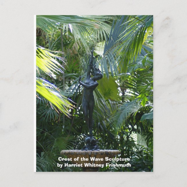 Vapensköld av vinkaskulpturen vykort (Framsida)