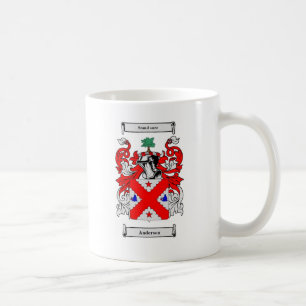 Vapensköld för andersson (skott) kaffemugg