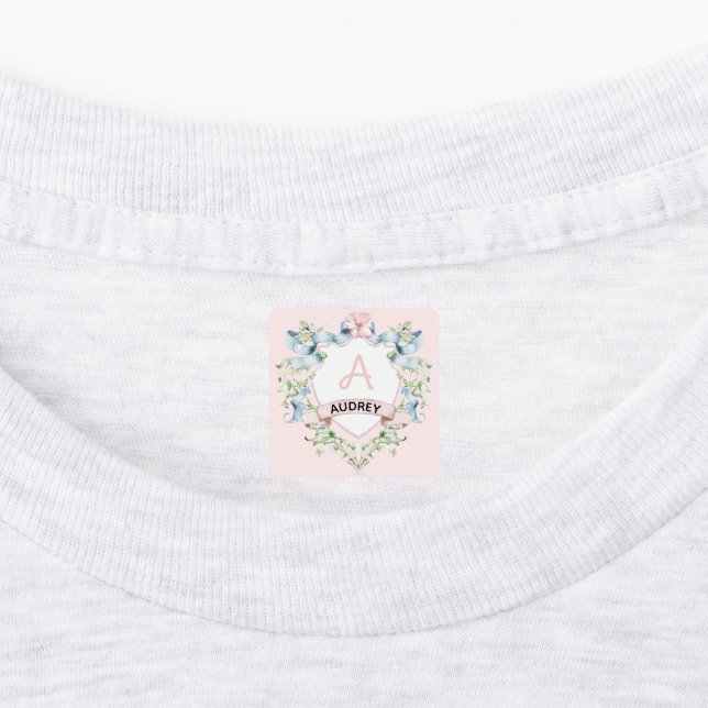 Vapensköld för Blått och Rosa GrandMillennium Ribb Klistermärke (Påsatt)