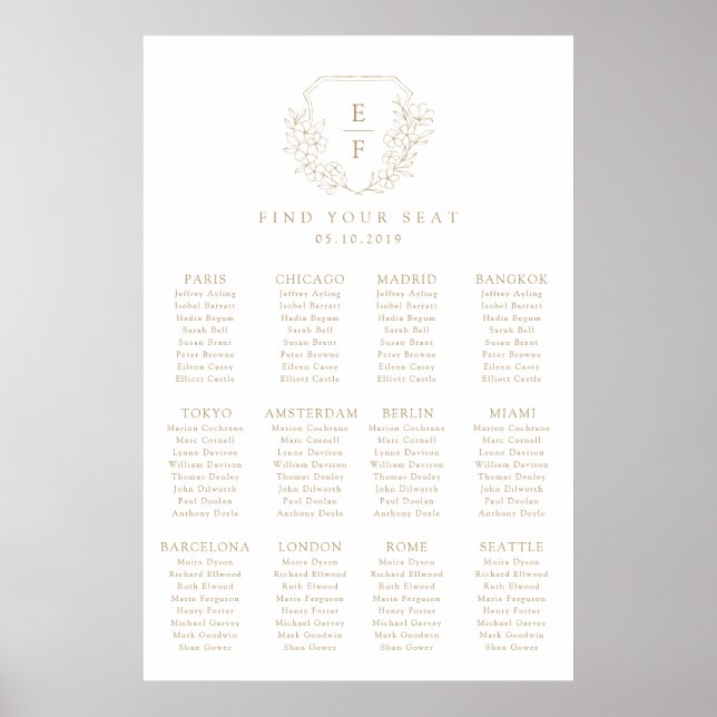 Vapensköld för Blommar av minimal körsbärsprovning Poster (Framsidan)