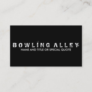vapensköld för bowling (färg anpassadet) visitkort
