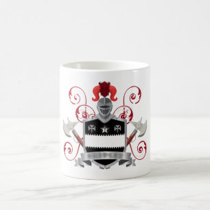Vapensköld för Bradley familjvapensköld Kaffemugg