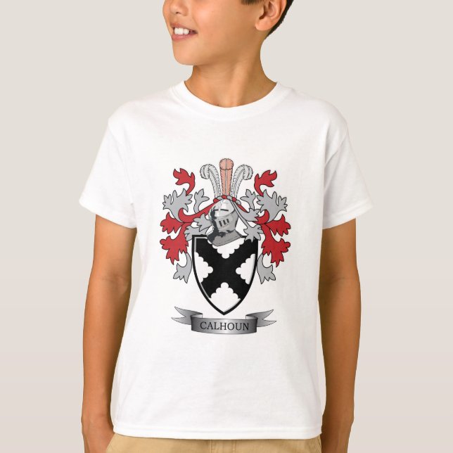 Vapensköld för Calhoun familjvapensköld Tee Shirt (Framsida)