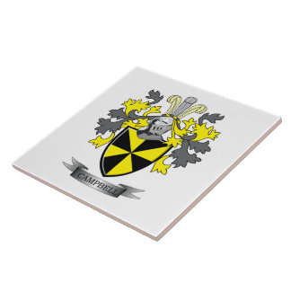 Vapensköld för Campbell familjvapensköld Kakelplatta