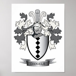 Vapensköld för Daniels familjvapensköld Poster