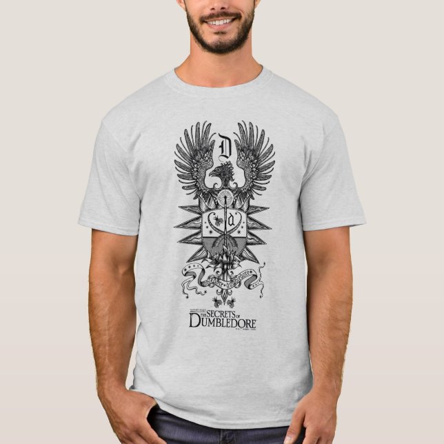 Vapensköld för Dumbledore T Shirt (Framsida)