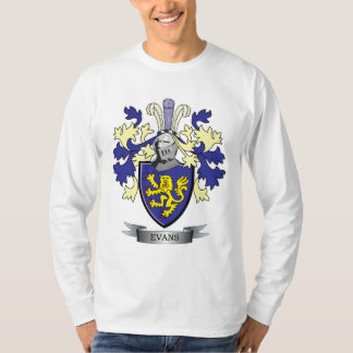 Vapensköld för Evans familjvapensköld Tee Shirt