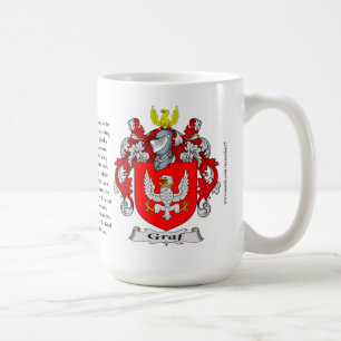 Vapensköld för Graf Familj Kaffemugg