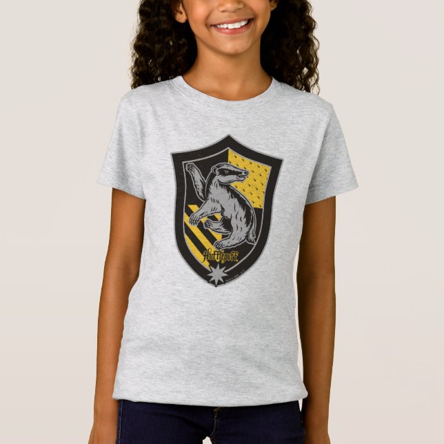 Vapensköld för Harry Potter | Hufflepuff huspride T Shirt (Framsida)