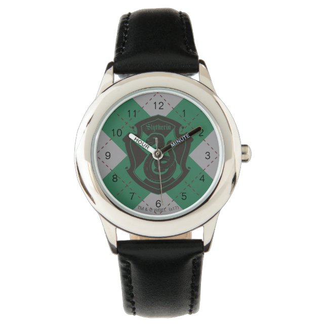 Vapensköld för Harry Potter | Slytherin huspride Armbandsur (Framsida)