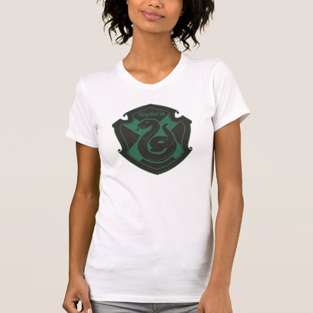 Vapensköld för Harry Potter | Slytherin huspride T Shirt (Framsida)