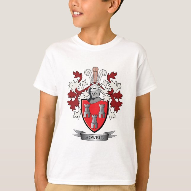 Vapensköld för Howell familjvapensköld T Shirt (Framsida)