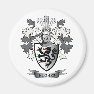 Vapensköld för Hughes familjvapensköld Magnet