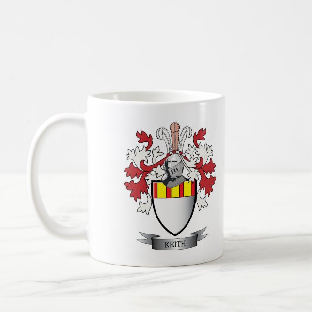 Vapensköld för Keith familjvapensköld Kaffemugg (Vänster)