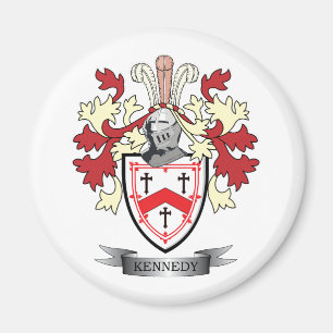 Vapensköld för Kennedy familjvapensköld Magnet