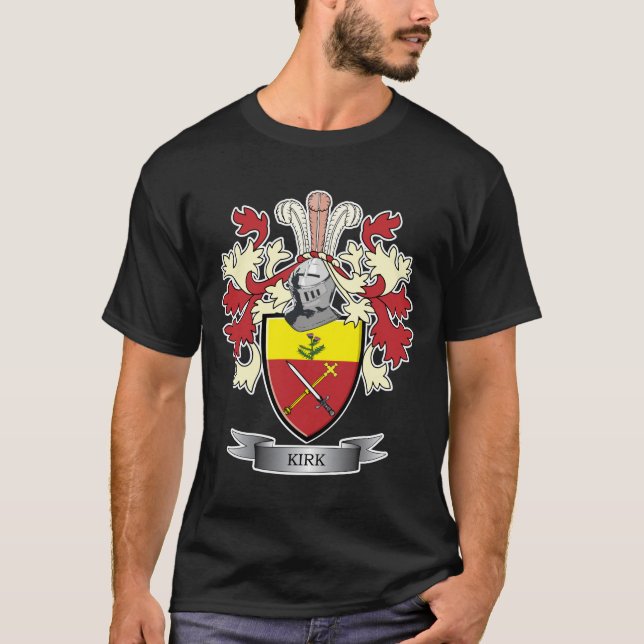 Vapensköld för Kirk familjvapensköld T Shirt (Framsida)