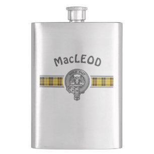 Vapensköld för klan MacLeod (Redigera) och Tartan Fickplunta