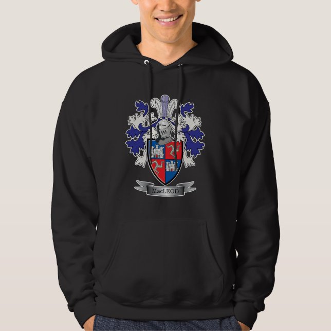 Vapensköld för MacLeod familjvapensköld Sweatshirt (Framsida)