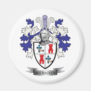 Vapensköld för McCracken familjvapensköld Magnet