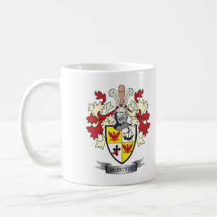 Vapensköld för McIntyre familjvapensköld Kaffemugg