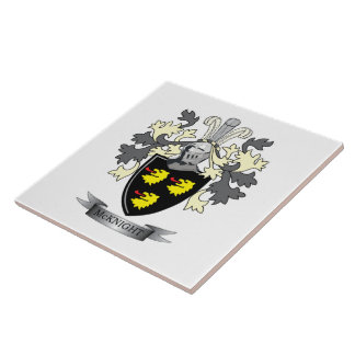 Vapensköld för McKnight familjvapensköld Kakelplatta